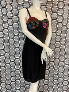 Exceptionnelle robe à perles Louis Feraud taille 42