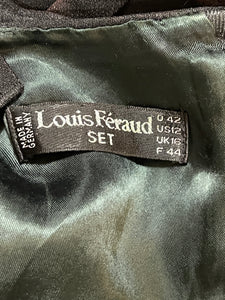 Exceptionnelle robe à perles Louis Feraud taille 42