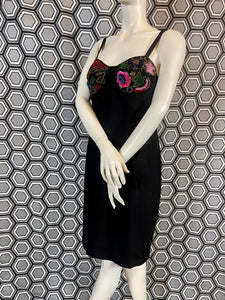Exceptionnelle robe à perles Louis Feraud taille 42
