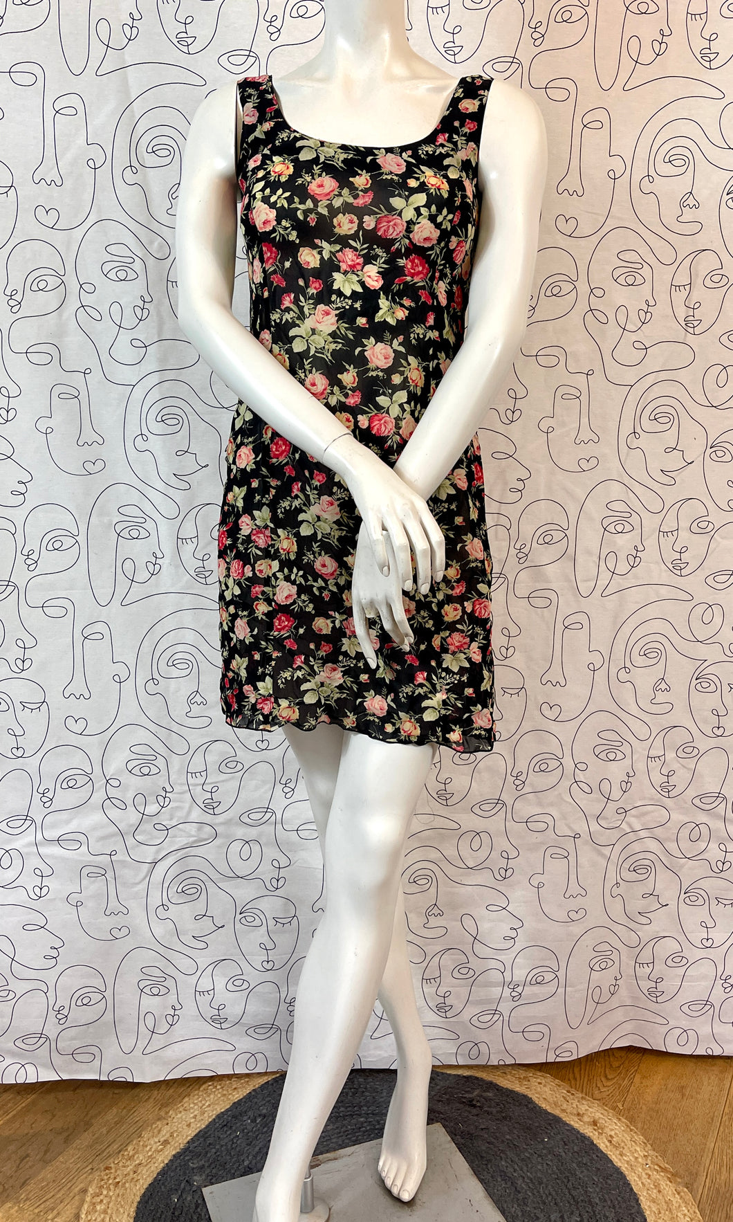 Robe en voile à fleurs Sonia Rykiel taille 36