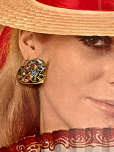 Charger l&#39;image dans la galerie, Boucles cœur vintage Yves Saint Laurent
