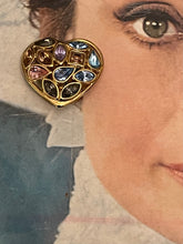 Charger l&#39;image dans la galerie, Boucles cœur vintage Yves Saint Laurent
