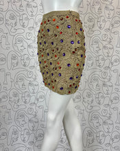 Charger l&#39;image dans la galerie, Jupe dorée Quatro Moscas taille 36
