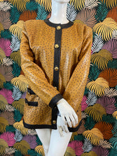 Charger l&#39;image dans la galerie, Manteau en cuir d’autruche taille 40/42
