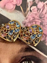 Charger l&#39;image dans la galerie, Boucles cœur vintage Yves Saint Laurent
