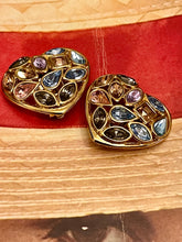 Charger l&#39;image dans la galerie, Boucles cœur vintage Yves Saint Laurent
