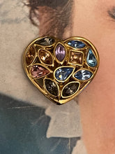 Charger l&#39;image dans la galerie, Boucles cœur vintage Yves Saint Laurent
