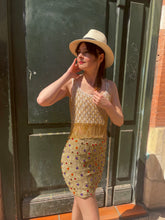 Charger l&#39;image dans la galerie, Jupe dorée Quatro Moscas taille 36
