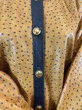 Charger l&#39;image dans la galerie, Manteau en cuir d’autruche taille 40/42
