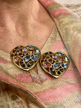 Charger l&#39;image dans la galerie, Boucles cœur vintage Yves Saint Laurent

