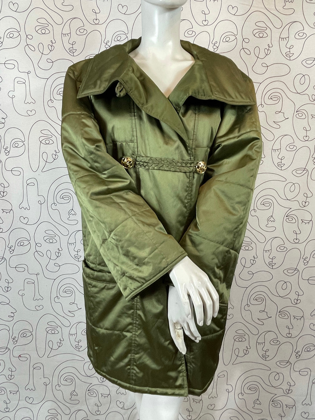 Manteau matelassé kaki Nina Ricci taille 38