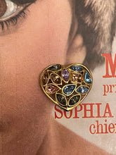 Charger l&#39;image dans la galerie, Boucles cœur vintage Yves Saint Laurent
