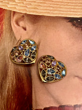 Charger l&#39;image dans la galerie, Boucles cœur vintage Yves Saint Laurent
