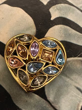 Charger l&#39;image dans la galerie, Boucles cœur vintage Yves Saint Laurent
