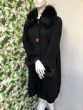 Charger l'image dans la galerie, Superbe manteau cachemire et Renard noir taille 36/38
