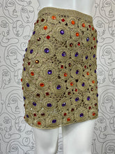 Charger l&#39;image dans la galerie, Jupe dorée Quatro Moscas taille 36
