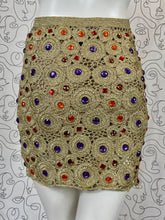 Charger l&#39;image dans la galerie, Jupe dorée Quatro Moscas taille 36
