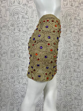 Charger l&#39;image dans la galerie, Jupe dorée Quatro Moscas taille 36
