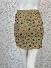 Charger l&#39;image dans la galerie, Jupe dorée Quatro Moscas taille 36
