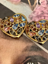 Charger l&#39;image dans la galerie, Boucles cœur vintage Yves Saint Laurent
