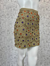Charger l&#39;image dans la galerie, Jupe dorée Quatro Moscas taille 36
