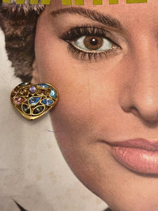 Boucles cœur vintage Yves Saint Laurent