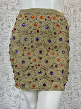 Charger l&#39;image dans la galerie, Jupe dorée Quatro Moscas taille 36

